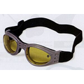 Children's Gray Goggles w/ Shock Absorbent Guard & Yellow Lenses